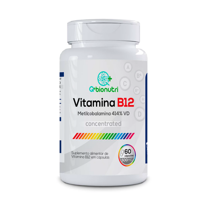 Vitamina B12 METILCOBALAMINA  concentrado 60 cápsulas 500mg  PROMOÇÃO