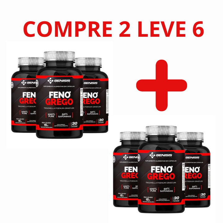 Feno Grego Concentrado 50% Saponina + PROMOÇÃO