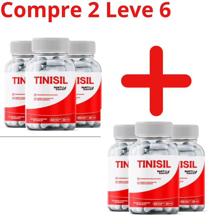 Tinisil 60 Cápsulas - Suplemento Alimentar Para Audição - PROMOÇÃO