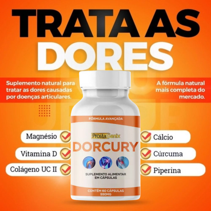 Dorcury 60 Cápsulas - Alívio Das Dores - PROMOÇÃO