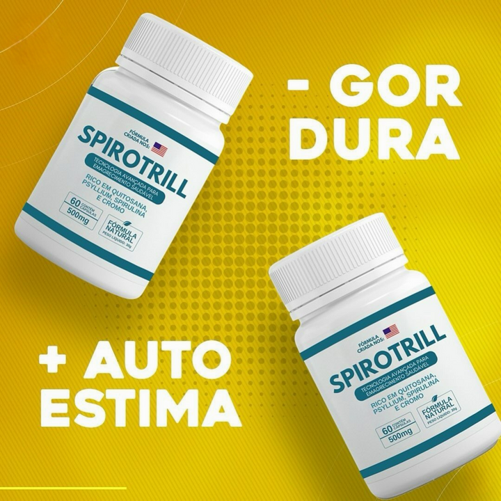 Spirotrill 60 Cápsulas - Aliado No Emagrecimento Natural - PROMOÇÃO