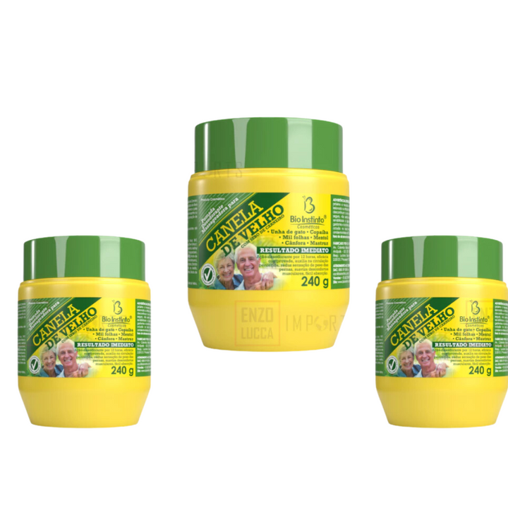 Pomada Massageadora Canela de Velho 240g Bio Instinto