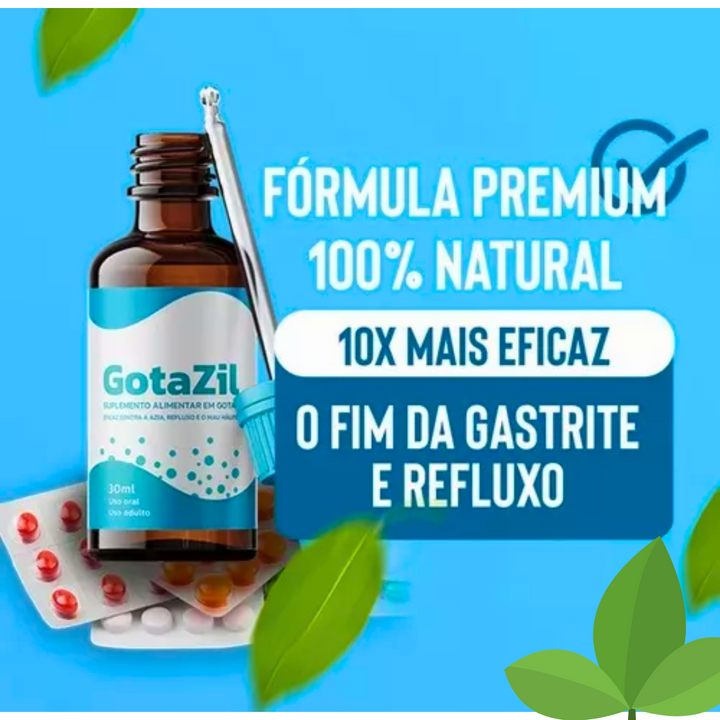 GOTAZIL 30ml ORIGINAL - Suplemento Refluxo - Estômago