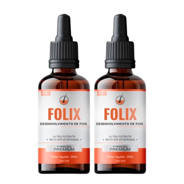 Folix 30ml: Crescimento e Fortalecimento Capilar PROMOÇÃO COMPRE 2 LEVE 4