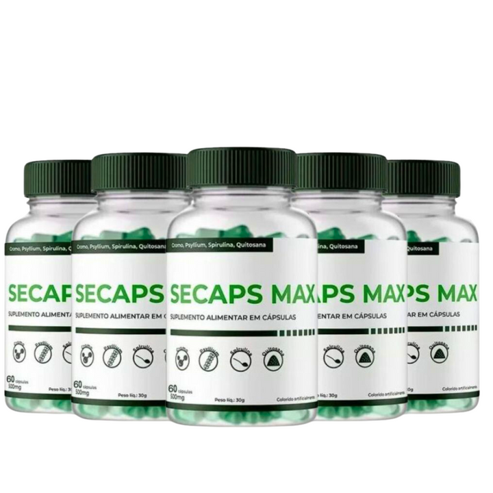 Secaps Max 60 Cápsulas - Emagreça Saudável PROMOÇÃO