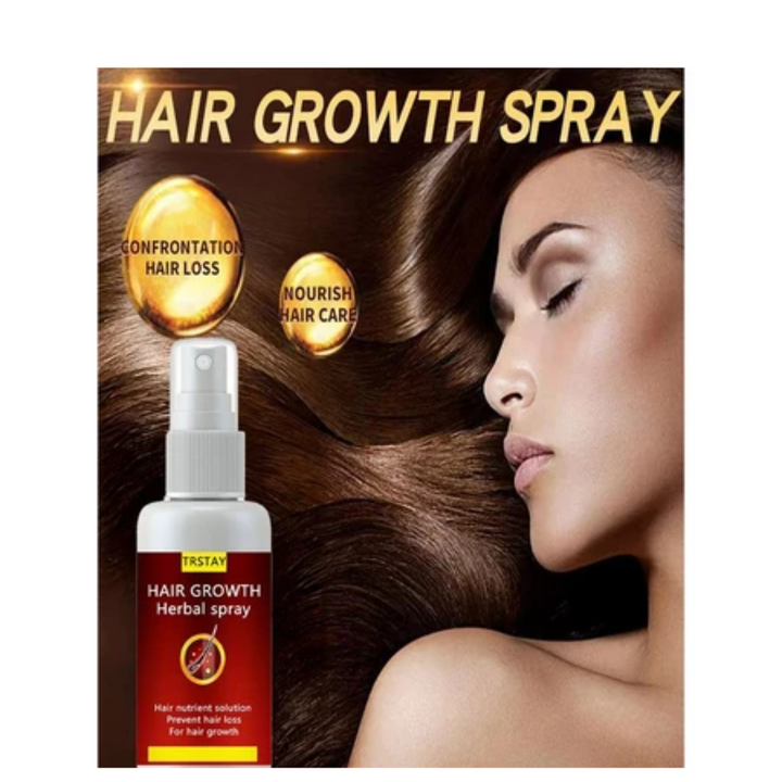 Soro de Crescimento de Cabelo Anti Queda Spray Rápido - HAIR GROWTH - COMPRE 1 LEVE 3 PROMOÇÃO