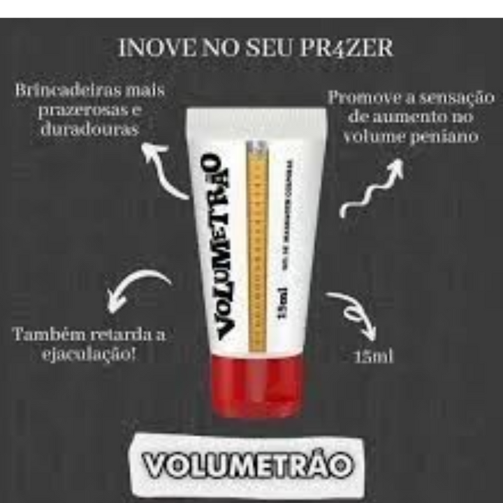 Volumetrão  Gel Lubrificante Masculino e Retardante Linha PROMOÇÃO