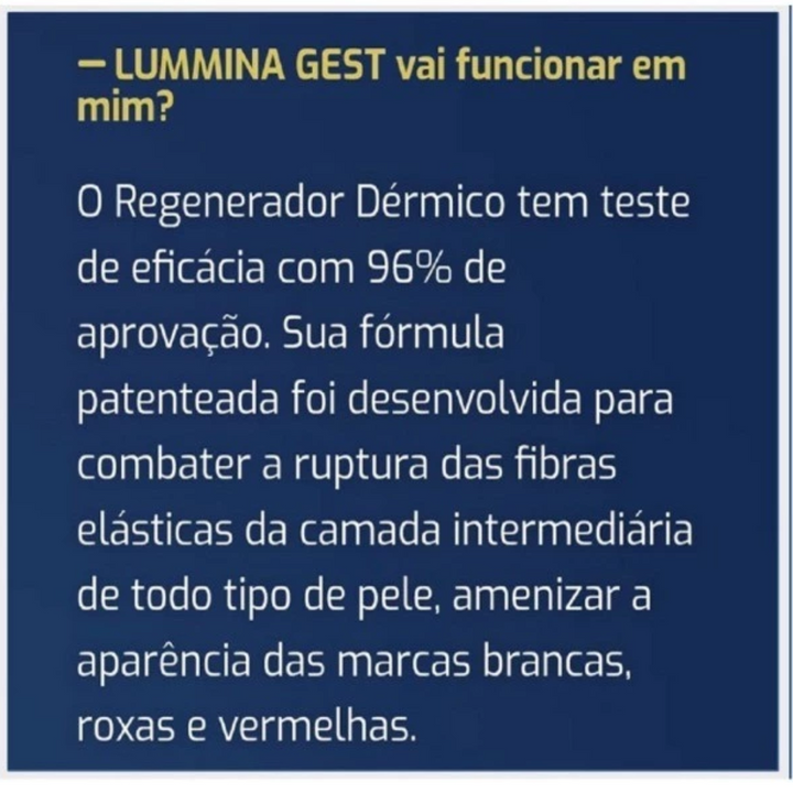 LUMMINA Gest Creme Para Estrias/celulite Creme Para Manchas PROMOÇÃO