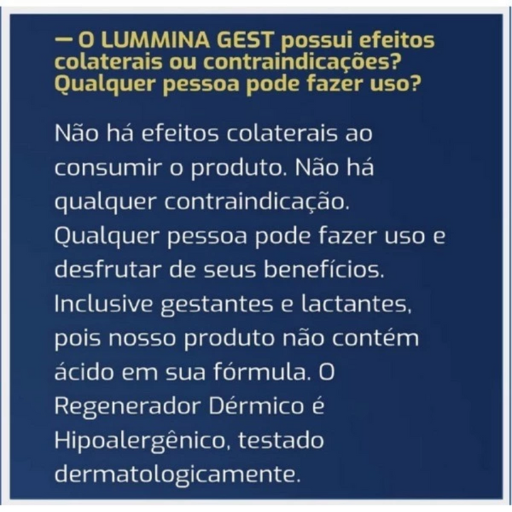 LUMMINA Gest Creme Para Estrias/celulite Creme Para Manchas PROMOÇÃO