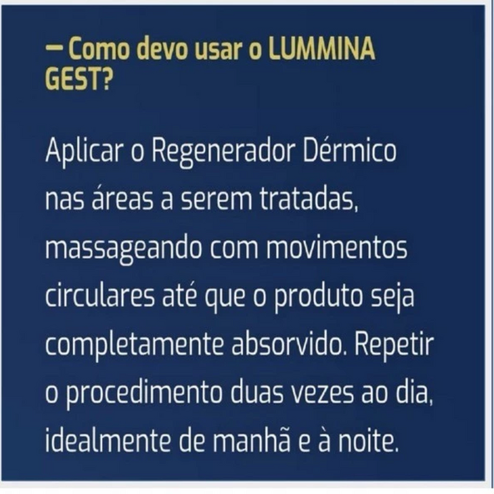 LUMMINA Gest Creme Para Estrias/celulite Creme Para Manchas PROMOÇÃO