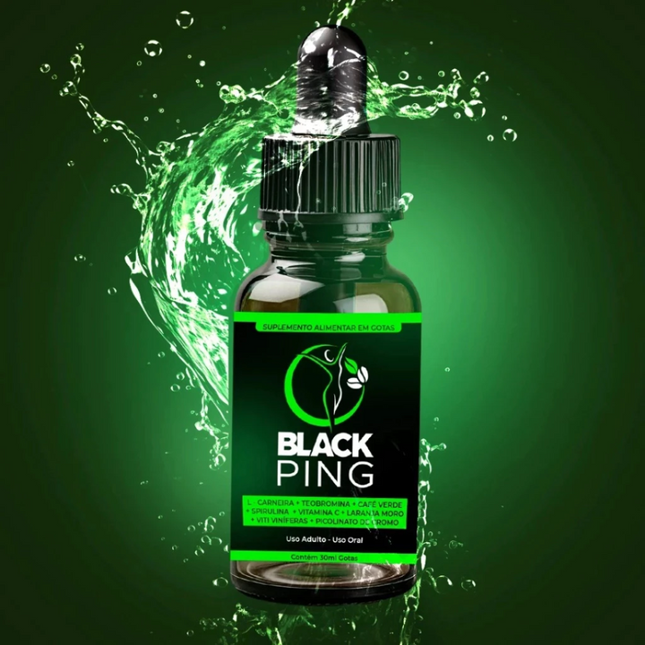 Black Ping Gotas - 30 ML - COMPRE 1 LEVE 3 - PROMOÇÃO