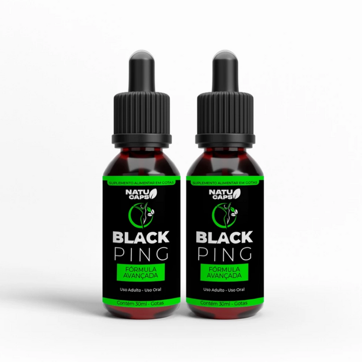 Black Ping Gotas - 30 ML - COMPRE 1 LEVE 3 - PROMOÇÃO