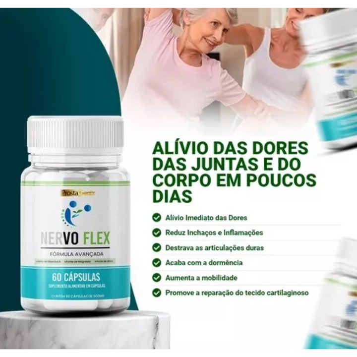 NERVOFLEX  60 Cápsulas - Fórmula Avançada   PROMOÇÃO