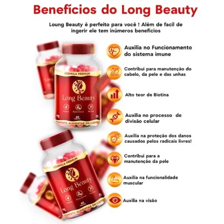 Long Beauty Original - 60 cápsulas PROMOÇÃO