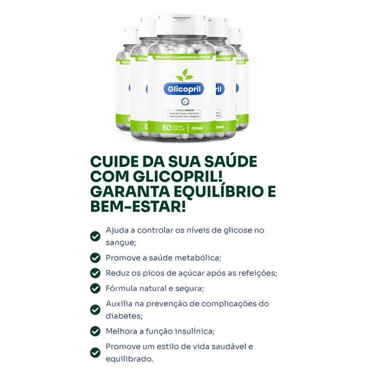 Glicoprill 60 Cápsulas - PROMOÇÃO