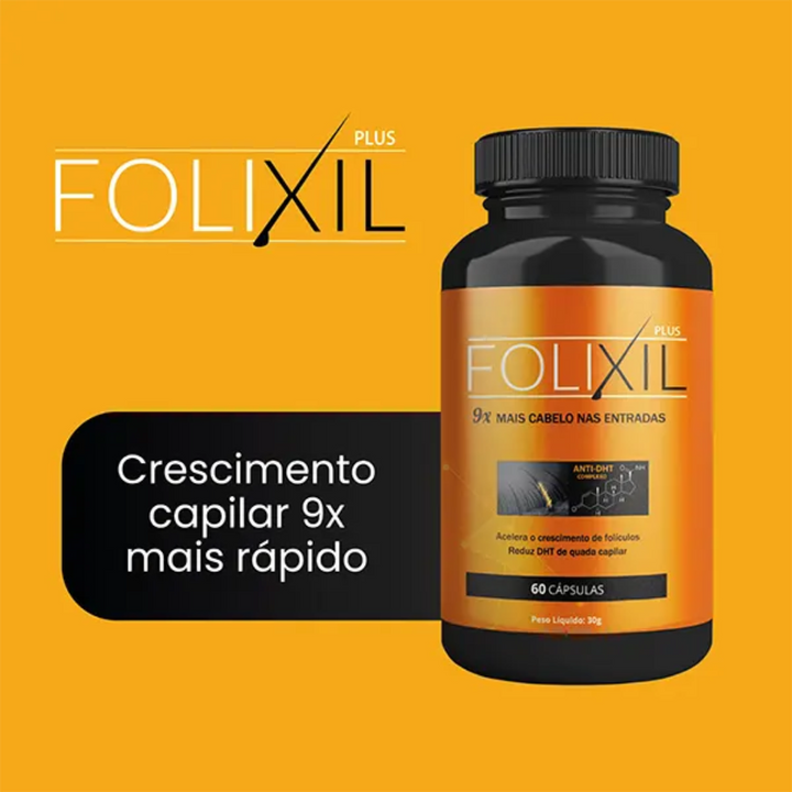 Folixil - Polivitamínico Capilar para o Crescimento e Fortalecimento dos Cabelos - PROMOÇÃO