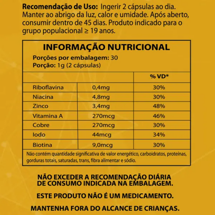 Folixil - Polivitamínico Capilar para o Crescimento e Fortalecimento dos Cabelos - PROMOÇÃO