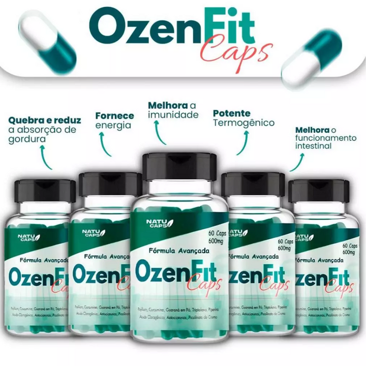 OzenFit Caps - Suplemento Com 60 Cápsulas - Compre 1 Leve 3 PROMOÇÃO