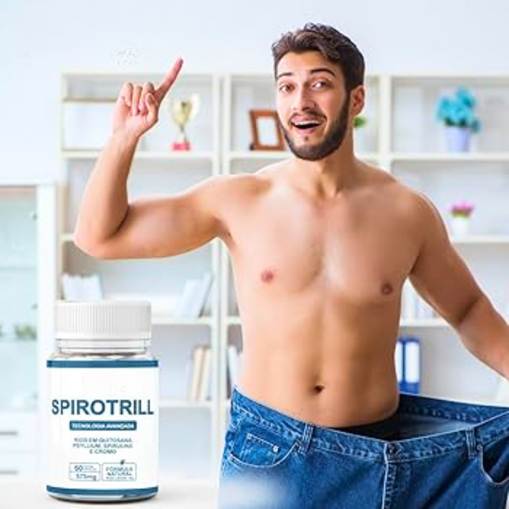 Spirotrill 60 Cápsulas - Aliado No Emagrecimento Natural - PROMOÇÃO