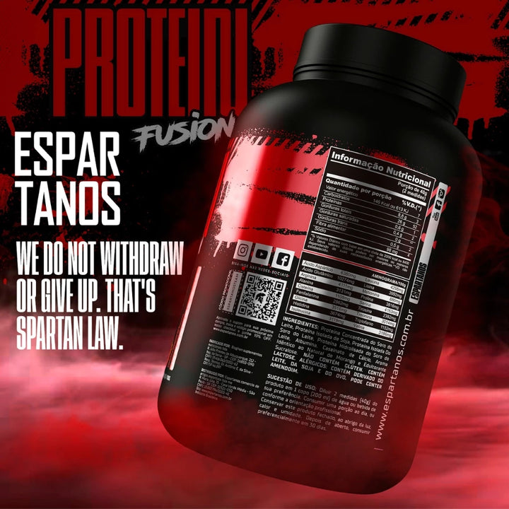 Protein Fusion  - Kit 2 UNI -Whey Protein Isolado 1800g - Massa Muscular PROMOÇÃO